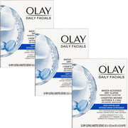 Olay Daily Deeply Clean 2-in-1 Water Activated Cleansing Face Cloths 33ct (Pack of 4)