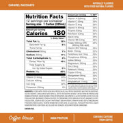 SlimFast Protein Shake with Caffeine, Caramel Macchiato- 20g Protein, Meal Replacement Shakes, High Protein with Low Carb and Low Sugar, 24 Vitamins and Minerals, 12 Count (Pack of 1)