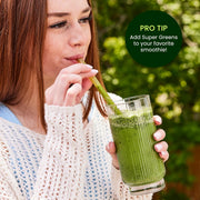 LIVE IT UP Super Greens Powder | All-Natural Plant-Based Superfood Blend with Probiotics & Digestive Enzymes | Supports Gut Health, Immunity, Energy, and Daily Wellness | No Added Sugar - 30 Servings