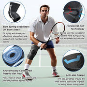 NEENCA Professional Knee Brace for Pain Relief, Medical Knee Support with Patella Pad & Side Stabilizers, Compression Knee Sleeve for Meniscus Tear, ACL, Joint Pain, Runner, Workout - FSA/HSA Eligible