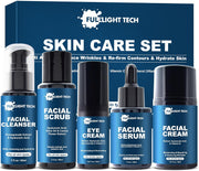 Skin Care for Men,Mens Anti-aging Skin Care Kit for Tigten,Firm & Hydrate Skin Facial Care Kit W/Retinol,Hyaluronic Acid,Men Christmas Brithday Fathers Valentines Gifts for Him Boyfriend Dad Husband