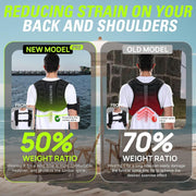 Weighted Vest Men 10lb/15lb/20lb/25lb/30lb/35lb/40lb Weight Vest with Ironsand for Strength Training Running Walking Workout