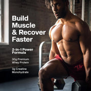 Muscletech Whey Protein Powder (Milk Chocolate, 4 Pound) - Nitro-Tech Ultimate Muscle Building Formula with Whey Protein Isolate - 30g of Protein, 3g of Creatine & 6.8g of BCAA - Packaging May Vary