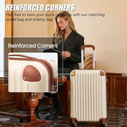 Luggage Sets 5 Piece Suitcases with Wheels, Suitcase Set ABS Hard Case Luggage with TSA Lock Spinner Wheels Durable Travel Luggage