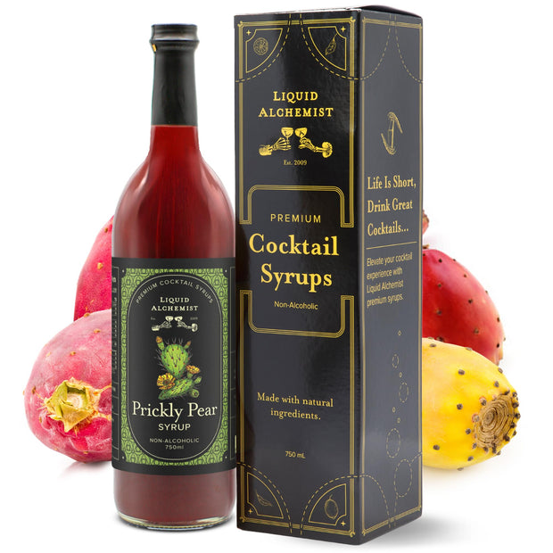 Liquid Alchemist Raspberry Syrup for Drinks - Real Ingredients Make our Raspberry Puree for Drinks the Perfect Drink Mixer - Our Cocktail Syrup is Non-GMO & Vegan (25.4 oz)