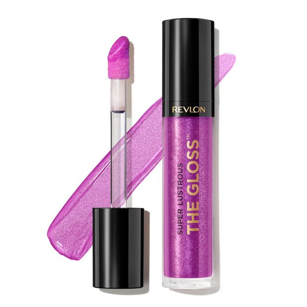 Revlon Super Lustrous Lip Gloss, Non-Sticky, Hydrating, High Shine Finish, 215 Super Natural, 0.13 oz