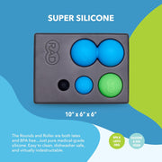 RAD All-in Kit – Foam Roller Set for Whole Body Massage & Myofascial Release – 7-in-1 Kit with Roller Stick, Yoga Block, Massage Balls – Muscle Recovery Tools for Mobility & Flexibility