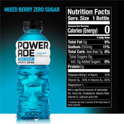 POWERADE ZERO Mixed Berry, 20 fl oz, 8 Pack