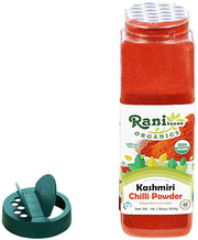Rani Kashmiri Chilli Powder (Deggi Mirch, Low Heat) Ground Indian Spice 16oz (1lb) 454g PET Jar ~ All Natural | Salt-Free | Vegan | Kosher | Gluten Friendly