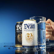 Liquid Death, Sparkling Mountain Water, 12-Pack (12oz Cans), Real Mountain Source, Infinitely Recyclable Ice-Cold Cans, American Made