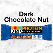 KIND Protein Bars, Double Dark Chocolate Nut, Gluten Free, 12g Protein,1.76oz, 12 count