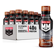 Muscle Milk Pro Advanced Nutrition Protein Shake, Intense Vanilla, 14 Fl Oz Bottle, 12 Pack, 40g Protein, 1g Sugar, 16 Vitamins & Minerals, 6g Fiber, Workout Recovery, Packaging May Vary