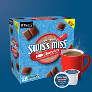 Swiss Miss Milk Chocolate Hot Cocoa, Single-Serve Keurig K-Cup Pods, Hot Chocolate, 44 Count