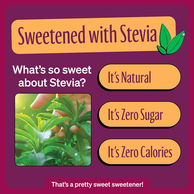 Zevia Zero Sugar Energy Drink, Peach Passionfruit, 12 Ounce Can