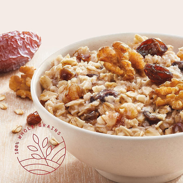 Quaker Instant Oatmeal, Raisin & Spice, Breakfast Cereal, 10 count , 1.51 oz Packets Per Box (Pack of 4)