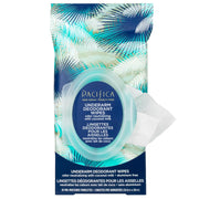 Pacifica Deodorant Wipes - Coconut Milk Underarm & Full Body Deodorant Wipes - Removes Sweat & Oil - Aluminum-Free - Natural Feminine Odor Control Clean Vegan & Cruelty-Free Dermatologist Tested