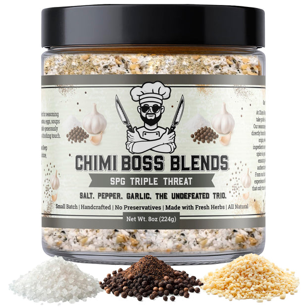 Lemon Pepper Seasoning by Chimi Boss Blends, 5oz – Bold Zesty Citrus & Cracked Pepper Spice Blend, – Gourmet All-Natural Rub for Chicken, Fish, Veggies, Grilling, Air Fryer & Everyday Cooking