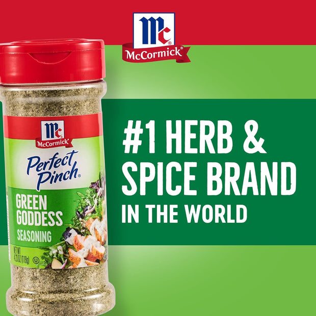 McCormick Perfect Pinch Seasoning, Spicy Italian, For Adding Italian Flavor with a Kick to Pizza, Pasta, Dressings & Sauces, 3.88 oz