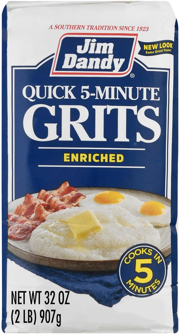 Jim Dandy Enriched Quick Grits, 2 Pound Bag