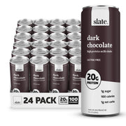 Slate Milk - High Protein Iced Coffee - Energy Variety Pack - Caramel Latte, Mocha Latte, Vanilla Latte - 175mg Caffeine, Lactose Free - 20g Protein, 1g Sugar - Protein Coffee - 11 fl oz, 12 Cans