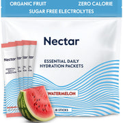 Nectar Hydration Packets - Electrolytes Powder Packets - Sugar Free & 0 Calorie - Organic Fruit Liquid Daily IV Hydrate Packets for Dehydration Relief and Rehydration (Variety 30 Pack)
