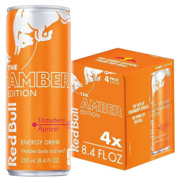 Red Bull Coconut Edition Energy Drink, Coconut Berry, with 80mg Caffeine plus Taurine & B Vitamins, 8.4 Fl Oz, Pack of 24 Cans