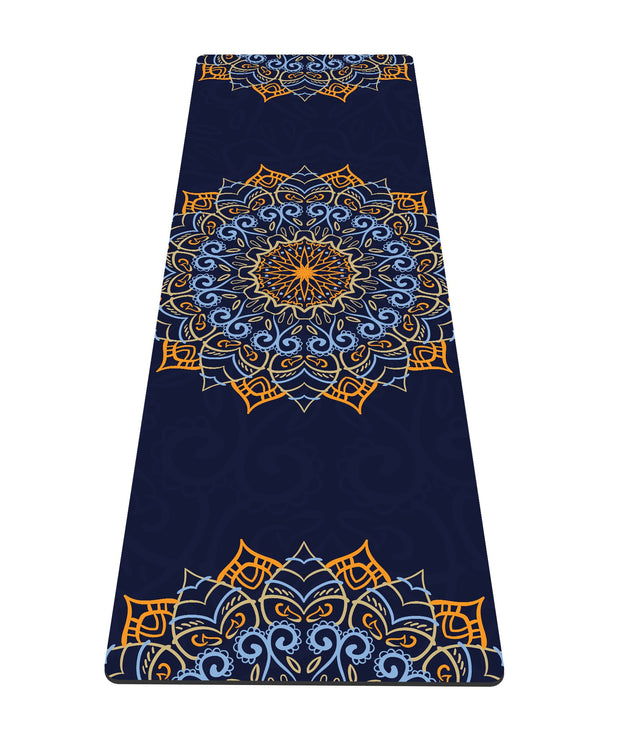 nuveti Yoga Mat Print Extra Thick TPE Non Slip Fitness Exercise Mat with Carrying Bag,72"x24" Extra Thick 6MM Exercise & Workout Mat for Yoga, Pilates Fitness and Floor Exercises