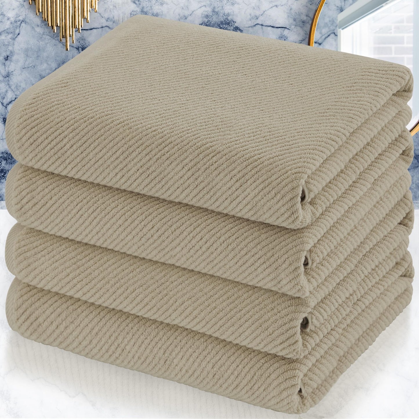 VOOVA & MOVAS Burgundy Towel Set - 100% Cotton | Lightweight | Soft | Quick Dry, 6 Piece Towel Set,2 Large Bath 30"x56", 2 Hand 18"x28", 2 Washcloths 13"x13", Towels Gift Set, Red Towels