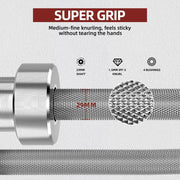 Professional Powerlifting Barbell, 7ft 20KG 29MM Olympic Powerlifting Barbell with Aggressive Knurling, 2000 lbs Capacity 205K PSI Weight Bar Fit 2" Plates for Bench, Squat, and Deadlift