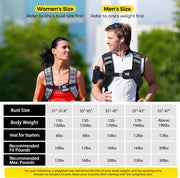 PACEARTH Weighted Vest,4lb/6lb/10lb/12lb/16lb/20lb/25lb/30lb Weight Vest with Reflective Stripe, Body Weight Vests Adjustable for Men, Women Workout, Strength Training, Running, Walking, Jogging