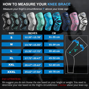 NEENCA Knee Brace for Knee Pain Relief, Medical Knee Support with Patella Pad & Side Stabilizers, Compression Knee Sleeve for Meniscus Tear, ACL, Arthritis, Joint Pain, Runner, Sport- FSA/HSA APPROVED