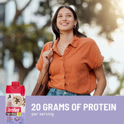 SlimFast Protein Shake with Caffeine, Caramel Macchiato- 20g Protein, Meal Replacement Shakes, High Protein with Low Carb and Low Sugar, 24 Vitamins and Minerals, 12 Count (Pack of 1)