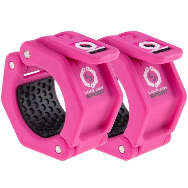 Lock-Jaw HEX 50mm / 2" Olympic Barbell Collar (Pink)