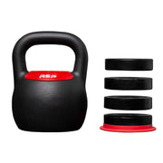 Rep Fitness Adjustable Kettlebell with Matte Powder Coating – Quickly Select From Multiple KG or LB Weight Options for HIIT and Cross-Training Workouts