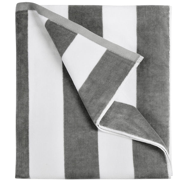 LULUHOME Large Oversized Beach Towel - Big Cotton 36 x 70 Inch Striped Pool Towel, Large Cabana Soft Swimming Towel for Adult Men Women,Chiffon