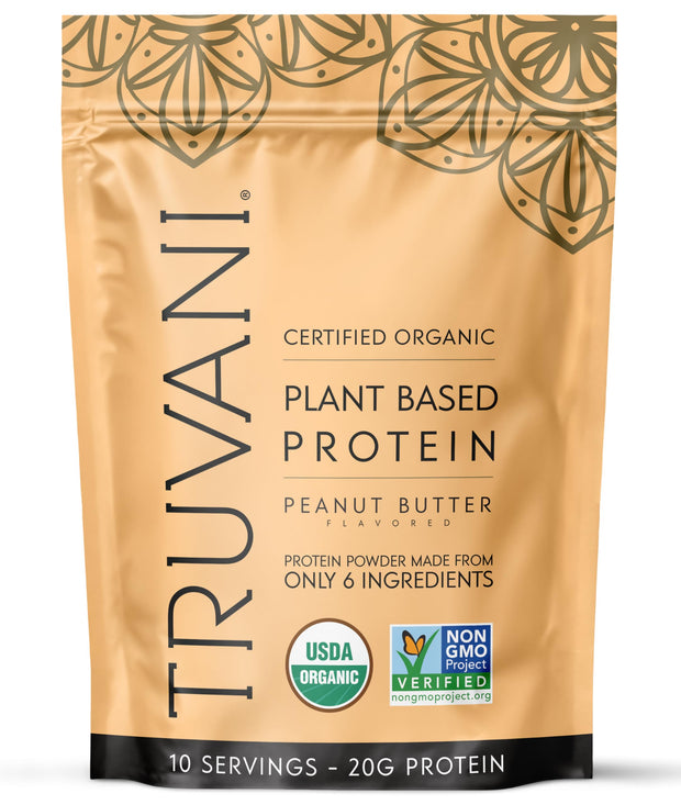 Truvani Vegan Pea Protein Powder | Vanilla | 20g Organic Plant Based Protein | 18 Servings | Keto | Gluten & Dairy Free | Low Carb | No Added Sugar