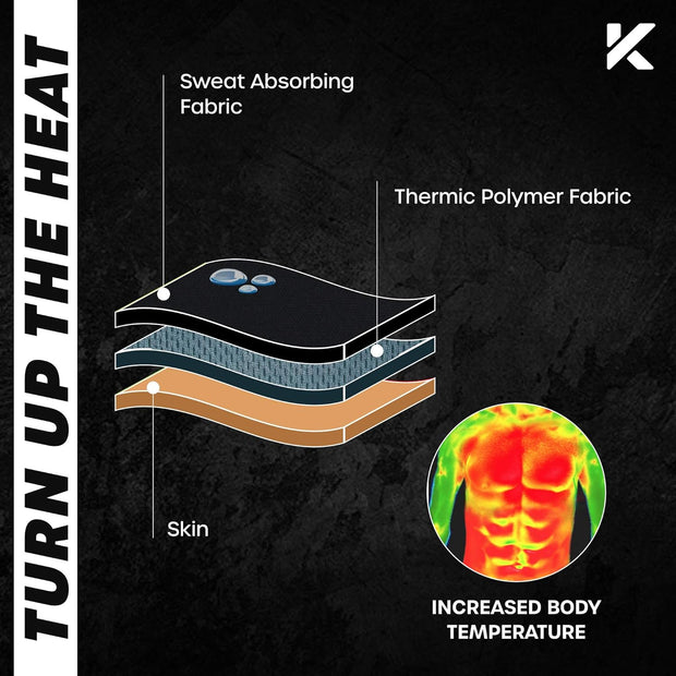 Kewlioo Men's Heat Trapping Zipper Sweat Enhancing Vest - Sauna Suit Shirt Compression Vest Shapewear Top for Gym Exercise