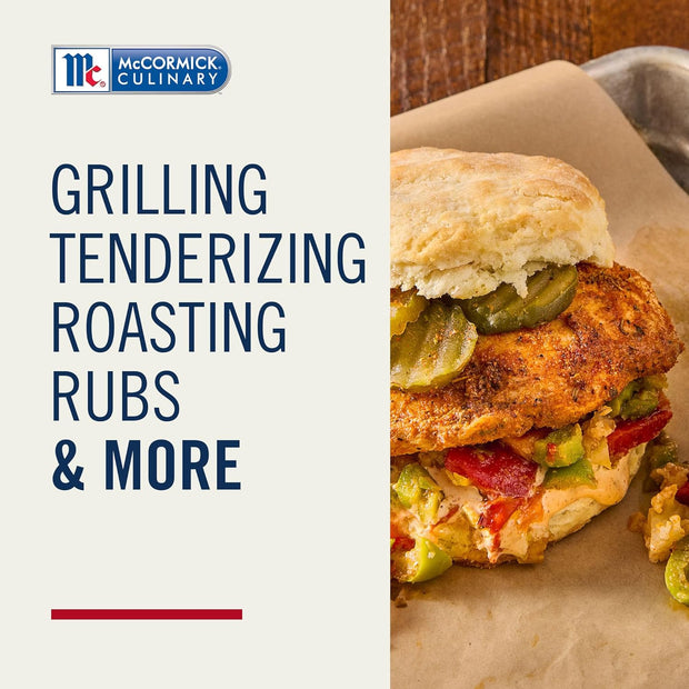 McCormick Culinary Seasoning, Blackened, Non GMO, No MSG added, For Quality Blackened Flavor in Culinary & Professional Kitchens, 23 oz