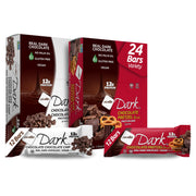 NuGo Dark Chocolate Pretzel and Sea Salt, 12g Protein Bar, Vegan, Gluten Free, Non-GMO, Kosher Pareve, 24 Count