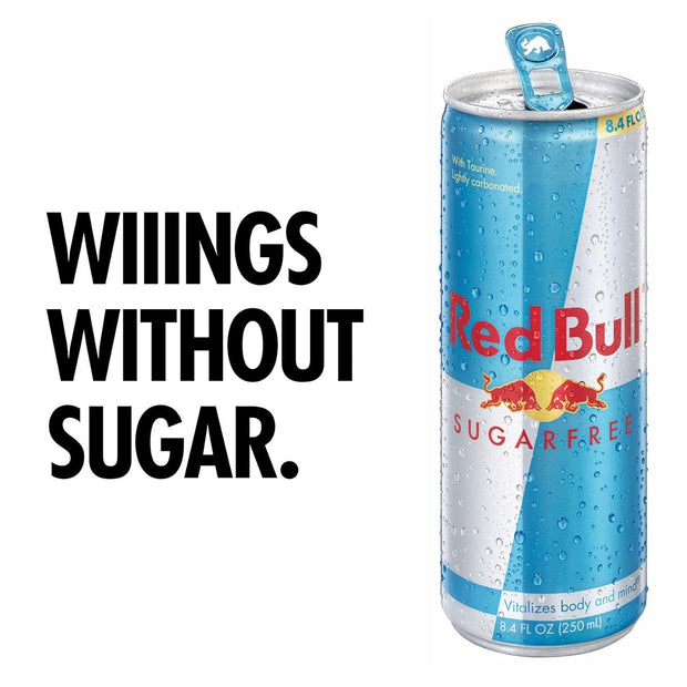 Red Bull Energy Drink (8.4 Fl Oz, 24 Cans) and Red Bull Sugar Free Energy Drink (8.4 Fl Oz, 24 Cans)