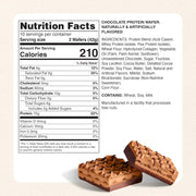 Myprotein Protein Bars, Crispy Protein Wafers, 15g High Protein Snacks, Box of 10 Chocolate Wafers Packs, Milk & Whey Protein Isolate, Light & Crunchy