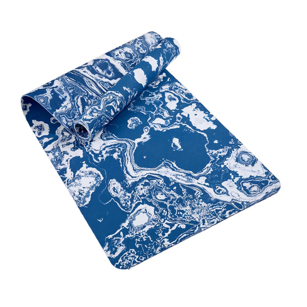 Non-Slip TPE Yoga Mat for Women & Men, 72"x24" Extra-Long Pilates Mats for Hot Yoga, HIIT, Floor Workouts, Lightweight Fitness Mat with Dual Grip