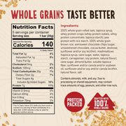 Kodiak Cakes Chewy Granola Snack Bars, S'mores, High Protein, 100% Whole Grains, 12 boxes with 5 bars each (60 bars total)