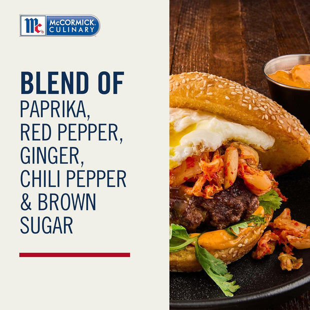 McCormick Culinary Seasoning, Korean BBQ Gochujang Style, No MSG Added, Gluten Free, For Culinary & Professional Kitchens, 24.5 oz