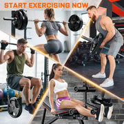 XDDIAS Rubber Weight Plates for Barbell, 2-Inch Olympic Grip Plate for Strength Training, Weightlifting and Bodybuilding in Home & Gym, Solid Cast Iron Weight Plates Pair and Sets