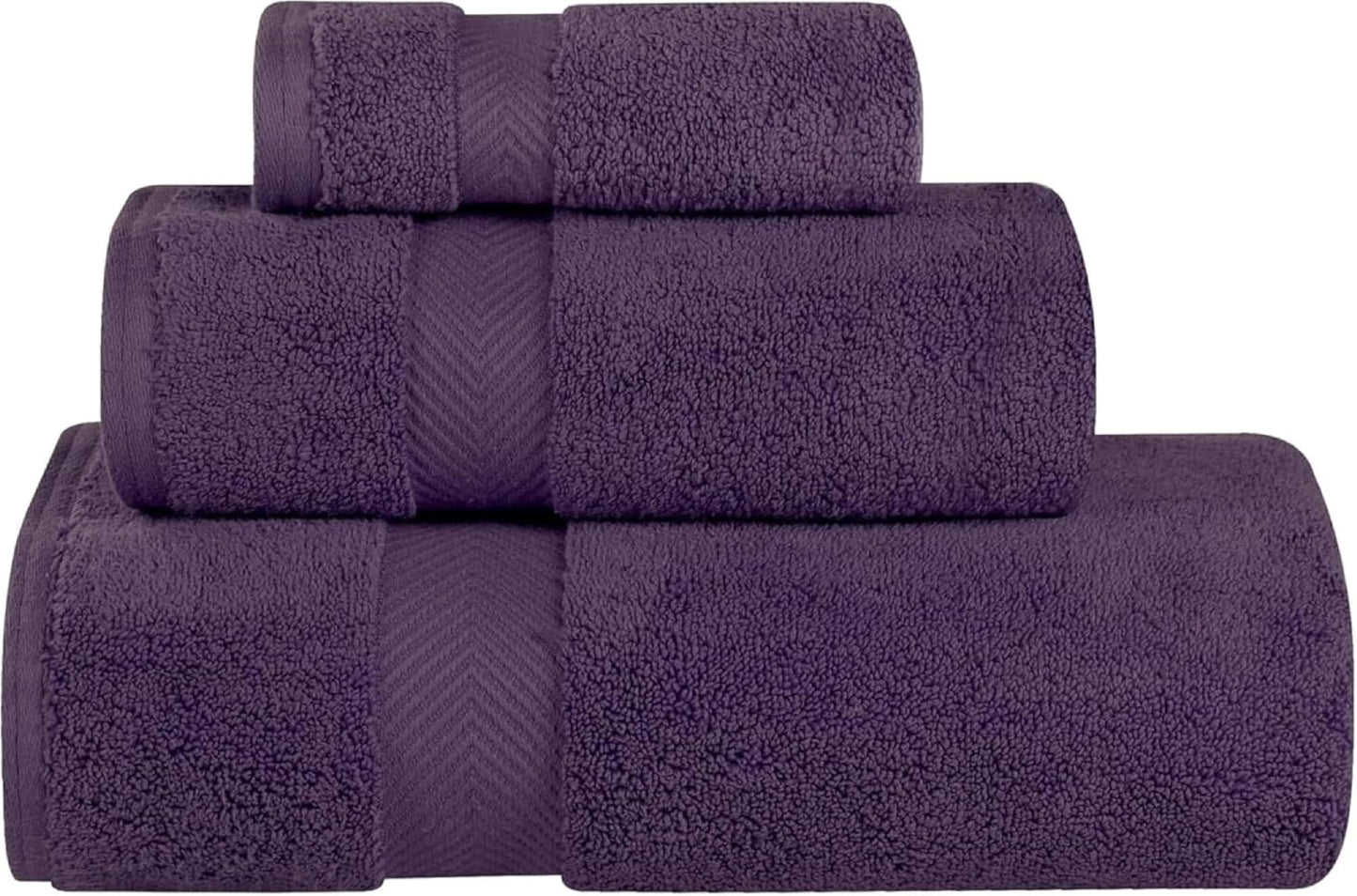 Superior Zero Twist 100% Cotton Bathroom Towels, Super Soft, Fluffy, and Absorbent, Premium Quality 6 Piece Towel Set with 2 Washcloths, 2 Hand Towels, and 2 Bath Towels, Coral