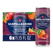 Sanpellegrino Italian Sparkling Drink Aranciata Rossa, Sparkling Orange and Blood Orange Beverage, 11.15 Fl Oz Can
