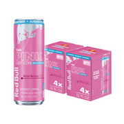 Red Bull Pink Edition Sugar Free Energy Drink, Wild Berries, 8.4 fl. oz., Pack of 8 cans, with 80mg Caffeine, Taurine & B Vitamins