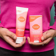 Lume Skin Care Gift Set for Women, Whole Body Deodorant Starter Pack - Smooth Solid Stick, Invisible Cream Tube, Acidified Body Wash Mini & Deodorant Wipes - Aluminum Free Odor Control (Peony Rose)