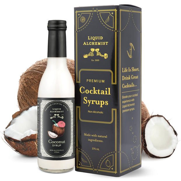 Liquid Alchemist Raspberry Syrup for Drinks - Real Ingredients Make our Raspberry Puree for Drinks the Perfect Drink Mixer - Our Cocktail Syrup is Non-GMO & Vegan (25.4 oz)